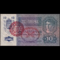 Ausztria / Magyarország 10 Kronen / Korona 1915 P-15 Magyarország bélyegzés UNC