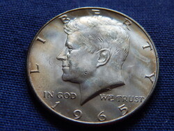 USA Kennedy Half Dollar 1965 0.4000 ezüst 11.5000 g.