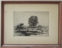 (N) Boldizsár István (1897-1984) : Öreg fahíd