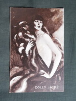 Képeslap,film,mozi,művészet,Színházi élet melléklet,Dolly Jancsi színésznő,1930-