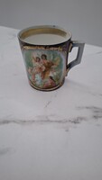 Altwien antik porcelán kávés csésze