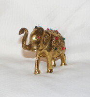 Réz elefánt figura