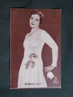 Képeslap,film,mozi,művészet,Színházi élet melléklet,Berky Lili színésznő,1930-