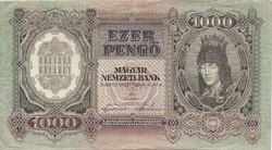 1000 pengő 1943 Szálasi 1.