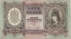 1000 pengő 1943 Szálasi 4.
