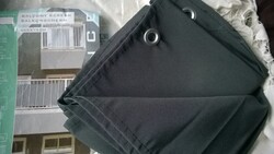 Balkonfüggöny-teraszárnyékoló antracit, könnyen felrakható 4,45x76 cm Új db