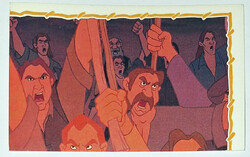 Pocahontas rajzfilm eredeti PANINI 1995 beragasztós matrica (201)