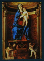 Képeslap - művészeti / vallási témájú / Giovanni Bellini: Frari-oltárkép paneljének részlete