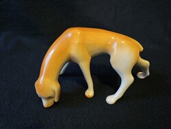 Hollóházi art deco Kutya