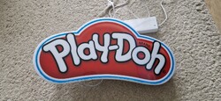 Play-doh világító reklám tábla.