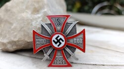 Wehrmacht 5. Doni Kozák Lovasezred Jelvény jelzett Ritka