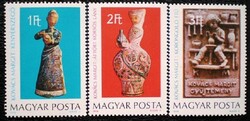 S3298-300 / 1978 Kovács Margit kerámiák bélyegsor postatiszta