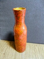 Retro Tófej kerámia váza