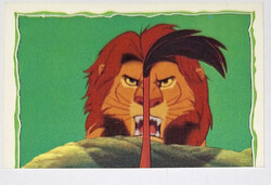 Oroszlánkirály (Lion King) rajzfilm eredeti PANINI 1994 beragasztós matrica (171)