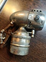 Antik- vintage karbid lámpa