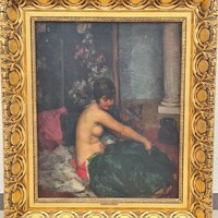 János Czencz - Nude -