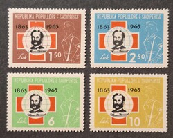 1963. Albánia - Vöröskereszt sor ** 7 € (67.)