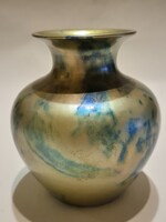 Antik Zsolnay labrador mázas váza