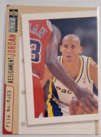 Michael Jordan NBA Collectors Choice Assigment:Jordan (Reggie Miller) 1996 kosárlabdakártya