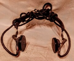 Régi fejhallgató. /Szovjet katonai rádió hoz) Gyűjteményi darab .