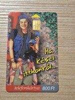 TELEFONKÁRTYA -  2001