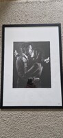 Banksy mobile lovers limitált, sorszámozott litográfia.