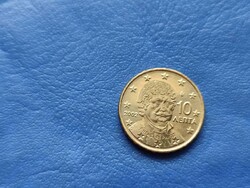 GÖRÖGORSZÁG 10 EURO CENT 2002 RIGASZ FEREOSZ ! UNC! RITKA