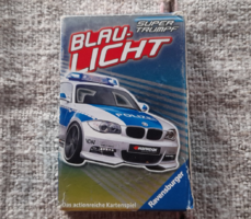 Régi Blau Licht rendőrautók autóskártya