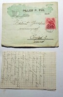 Régi magyar üzleti levél – Üllő–Cegléd,