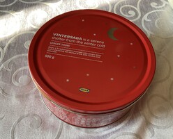 Ikea fém doboz-Ikeás kekszes fém doboz