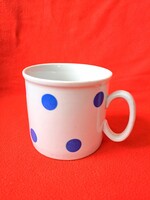 Zsolnay kék pöttyös bögre