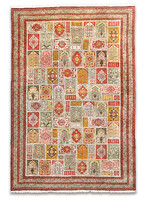 Kézi csomózású régi magyar szőnyeg