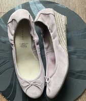 Rózsaszín arany bőr cipő 41