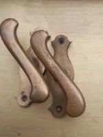 Antik réz ablak kilincs századfordulós háztömbből,szecesszio -1910.