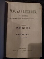 Magyar lexikon , Az összes tudományok encziklopédiája 1879-ből, 3., antik könyv, sorozat része