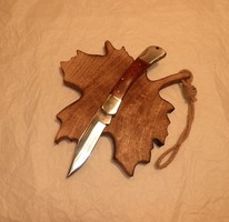 Német hátsózáras bicska, gyűjteményből. Megújulva. Kés, bicska, tőr, borotva.