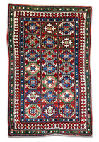 Kazak - vintage kézi csomózású kaukázusi szőnyeg