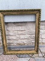 Antik Biedermeier Ökörszem minta Keret tükör festmény képkeret. Videó !