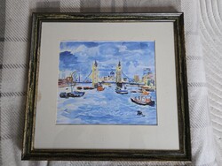 László Tar Painting for Sale