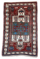 Kazak - régi kézi csomózású kaukázusi szőnyeg