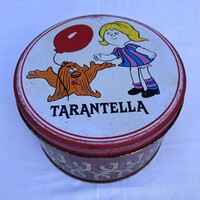 Tarantella retro süteményes doboz - Pom Pom mese sütis - kekszes doboz