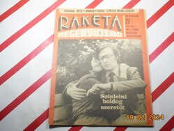 Régi retro újság - Rakéta Regényújság - 1981. július 7. - Születésnapra ajándékba.