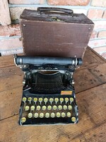 Korai széria!!! 1907 Standard Folding írógép SN:1109 QWERTZ