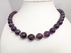 AMETISZT középre  növekvő nyaklánc