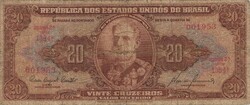 20 cruzeiro cruzeiros 1955-61 Brazilia