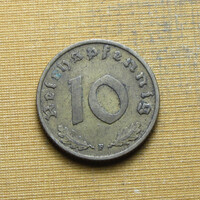 Németország 1939 F 10 pfennig