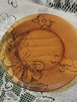 Amber-colored Dessert Plate