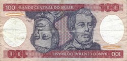 100 cruzeiro cruzeiros 1981 Brazilia 1.