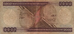 5000 cruzeiro cruzeiros 1984 Brazilia 1.
