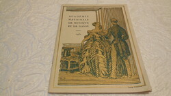 Tánc - színházi Kalauz  - Music a Paris  1931 , Nemzeti zene és Táncacadémia programja , műsorfüzete